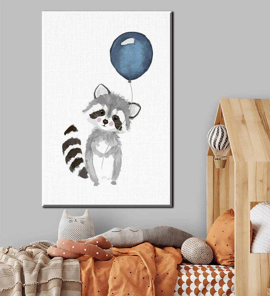 Mosómedvebocs hőlégballonon — lakásbelső 1
