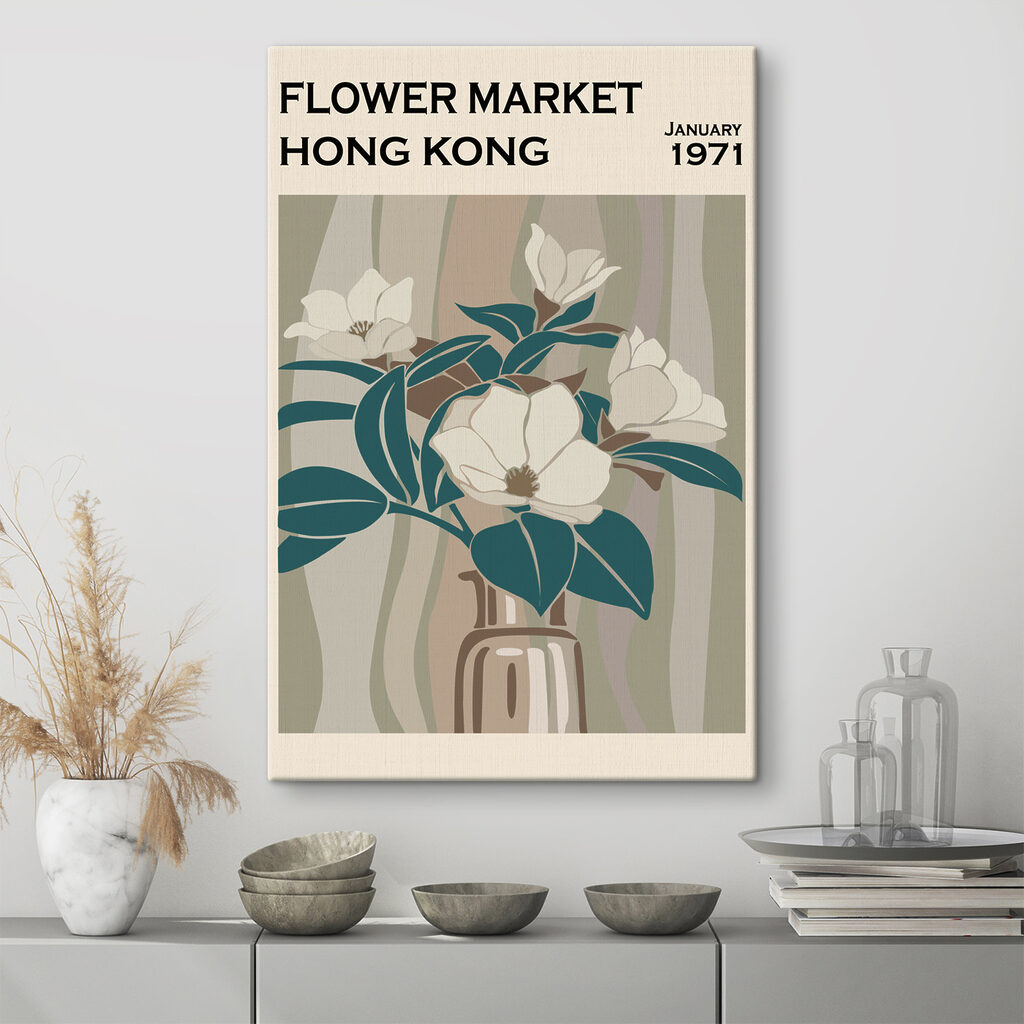 Virágpiac Hongkongban — lakásbelső 1