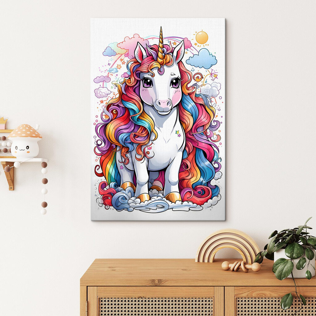Egyszarvú göndör sörényben — lakásbelső 5