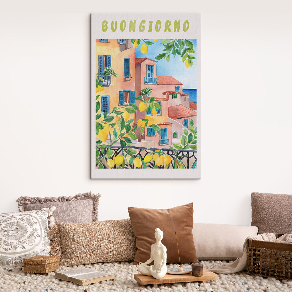 Buongiorno az erkélyen — lakásbelső 1