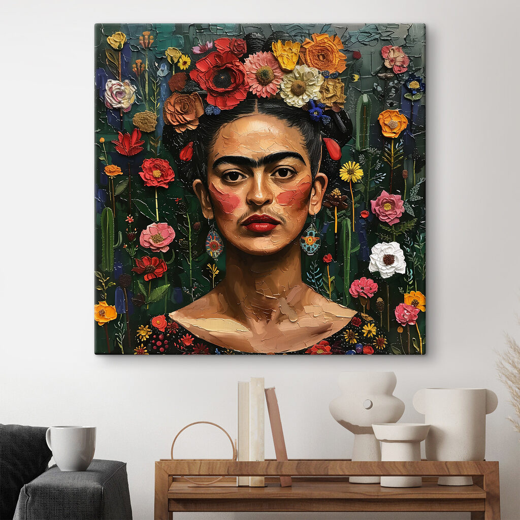 Frida a virágkertben — lakásbelső 1