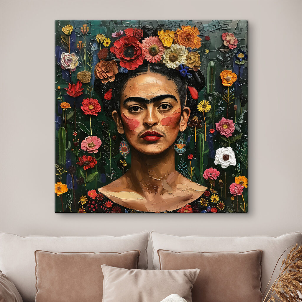 Frida a virágkertben — lakásbelső 2
