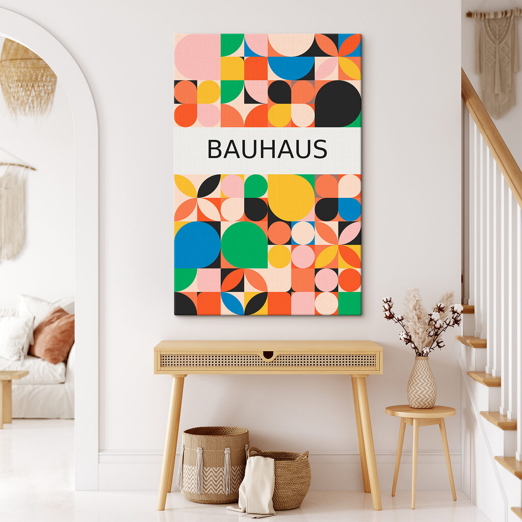 Bauhaus vidám negyedkörökben — lakásbelső 1