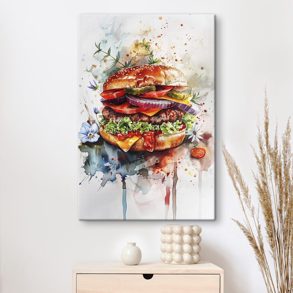 Hamburger akvarellfoltok között — lakásbelső 2
