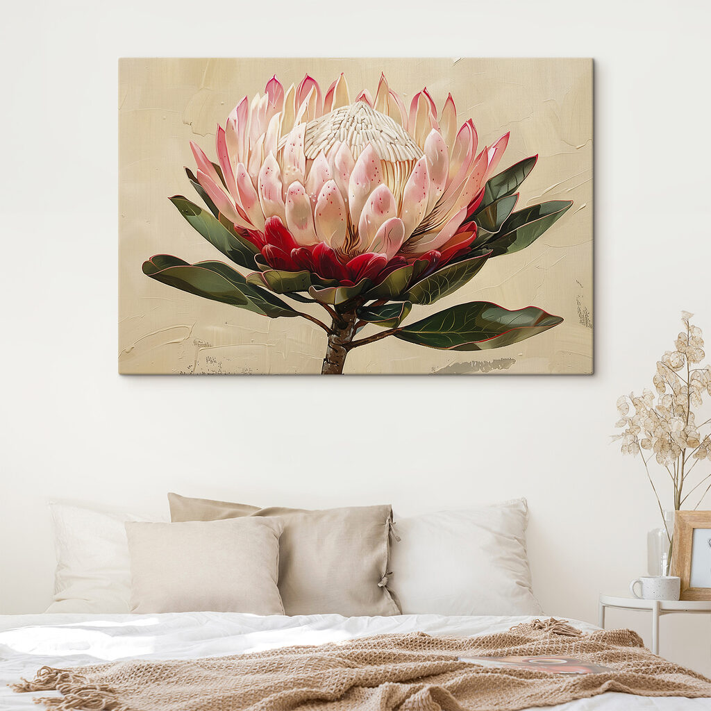 Protea kinyitja koronáját — lakásbelső 1