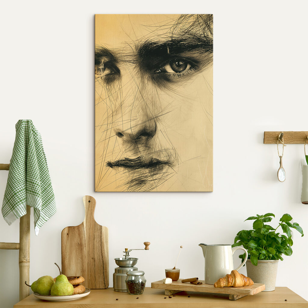 Tekintet szénvonalakban — lakásbelső 1