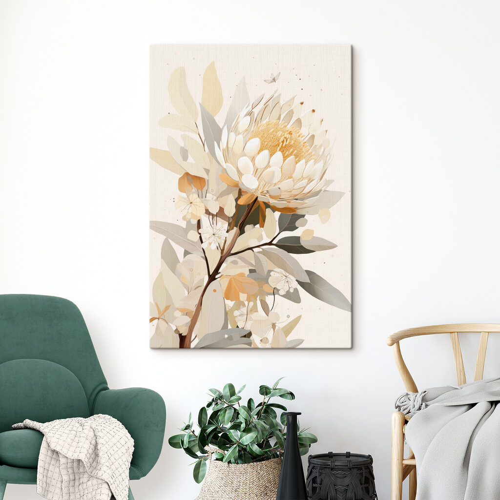 Protea levelek között — lakásbelső 2