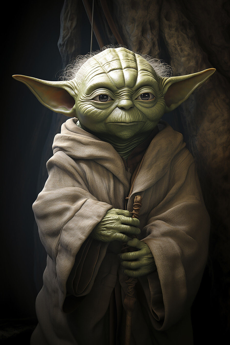 Yoda a sötétben — teljes motívum