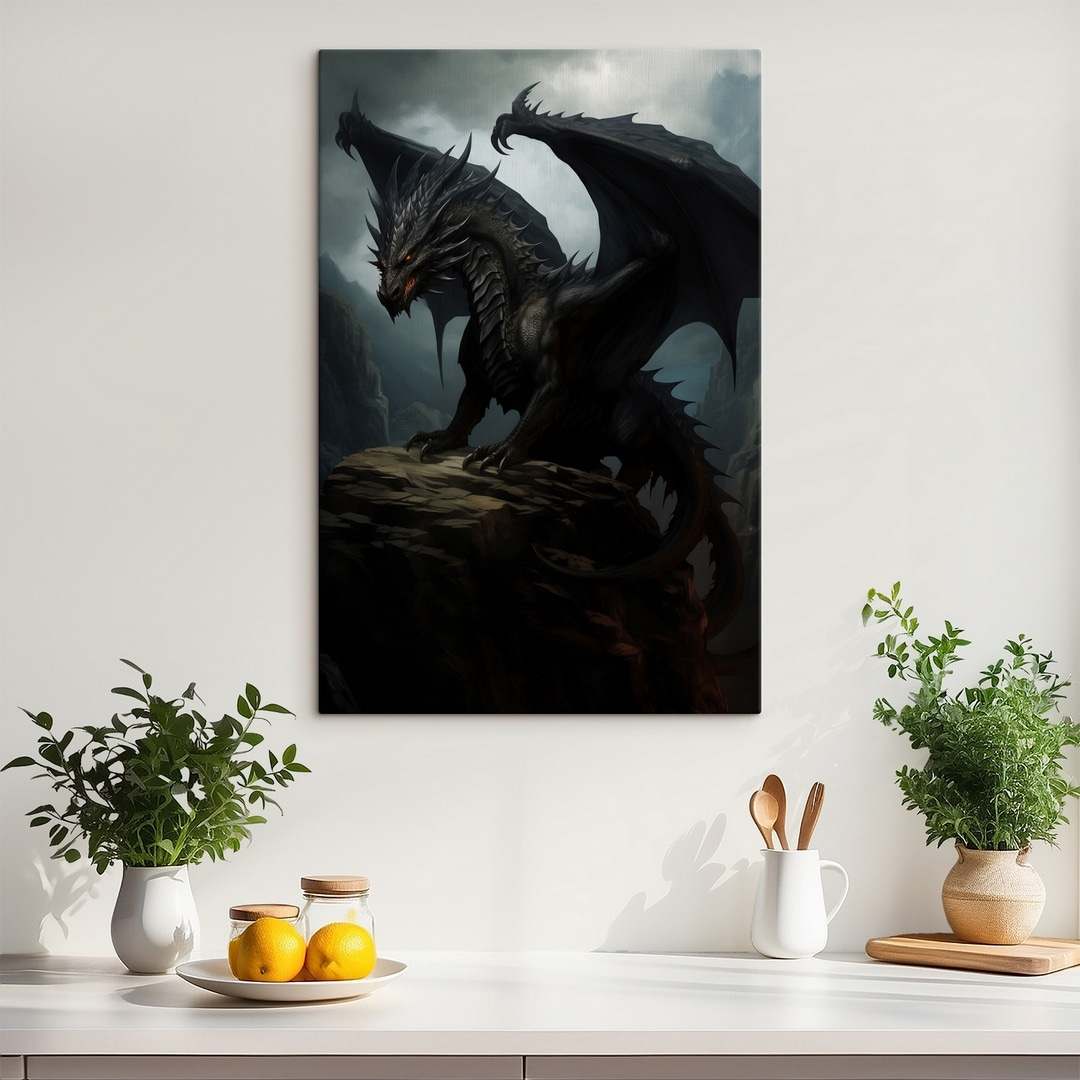 Sötét sárkány a sziklán — lakásbelső 1