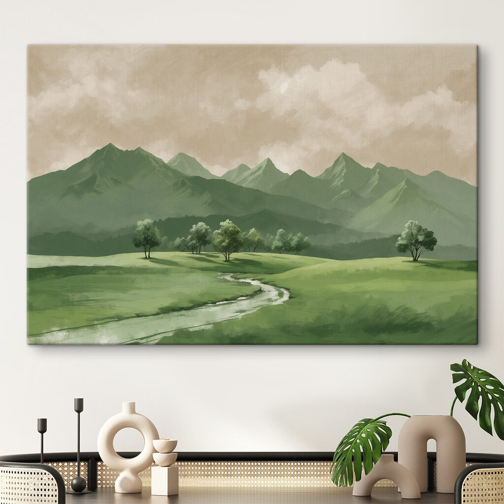 Kanyargó patak zöld völgyben — lakásbelső 1