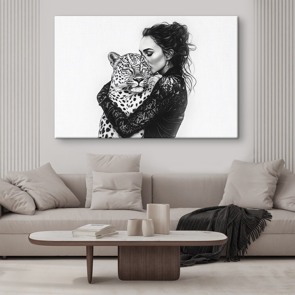 Ölelés egy leopárddal — lakásbelső 1