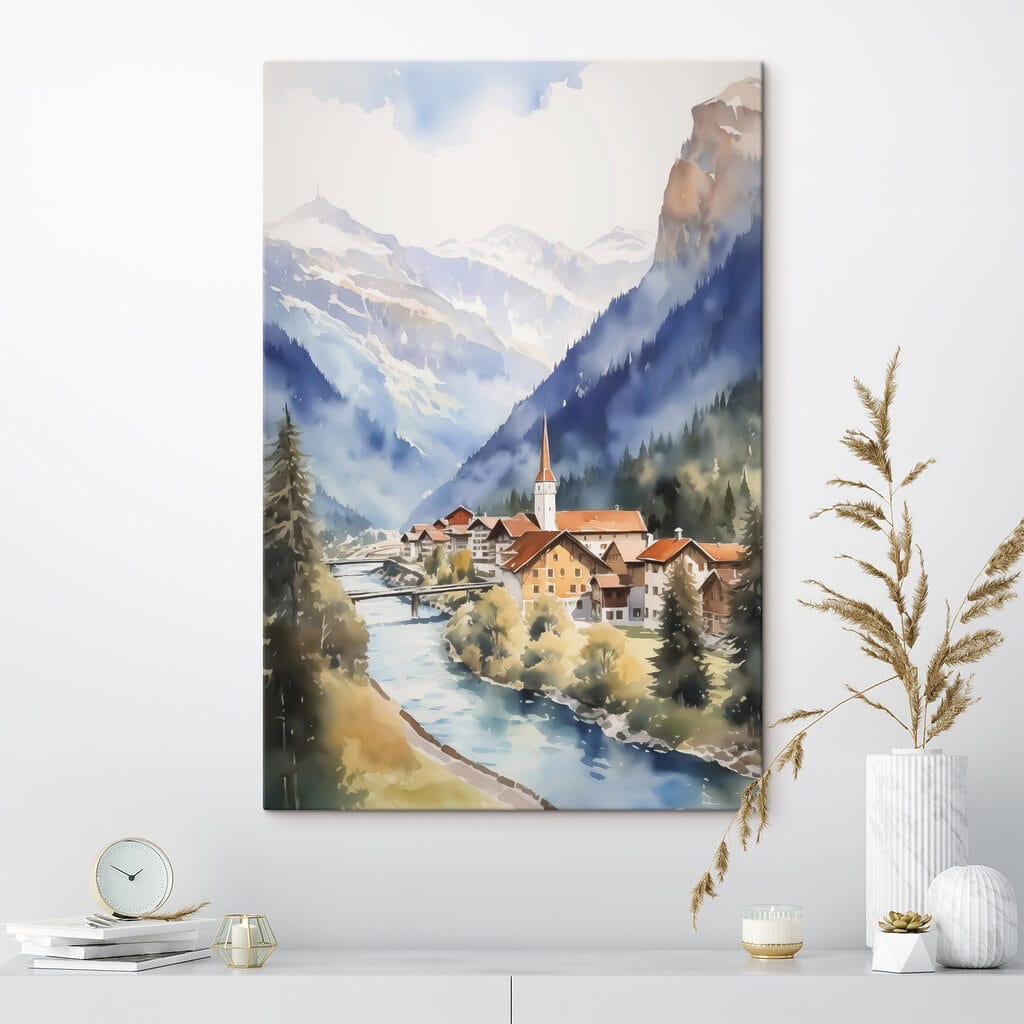 Falu a kék folyónál — lakásbelső 1