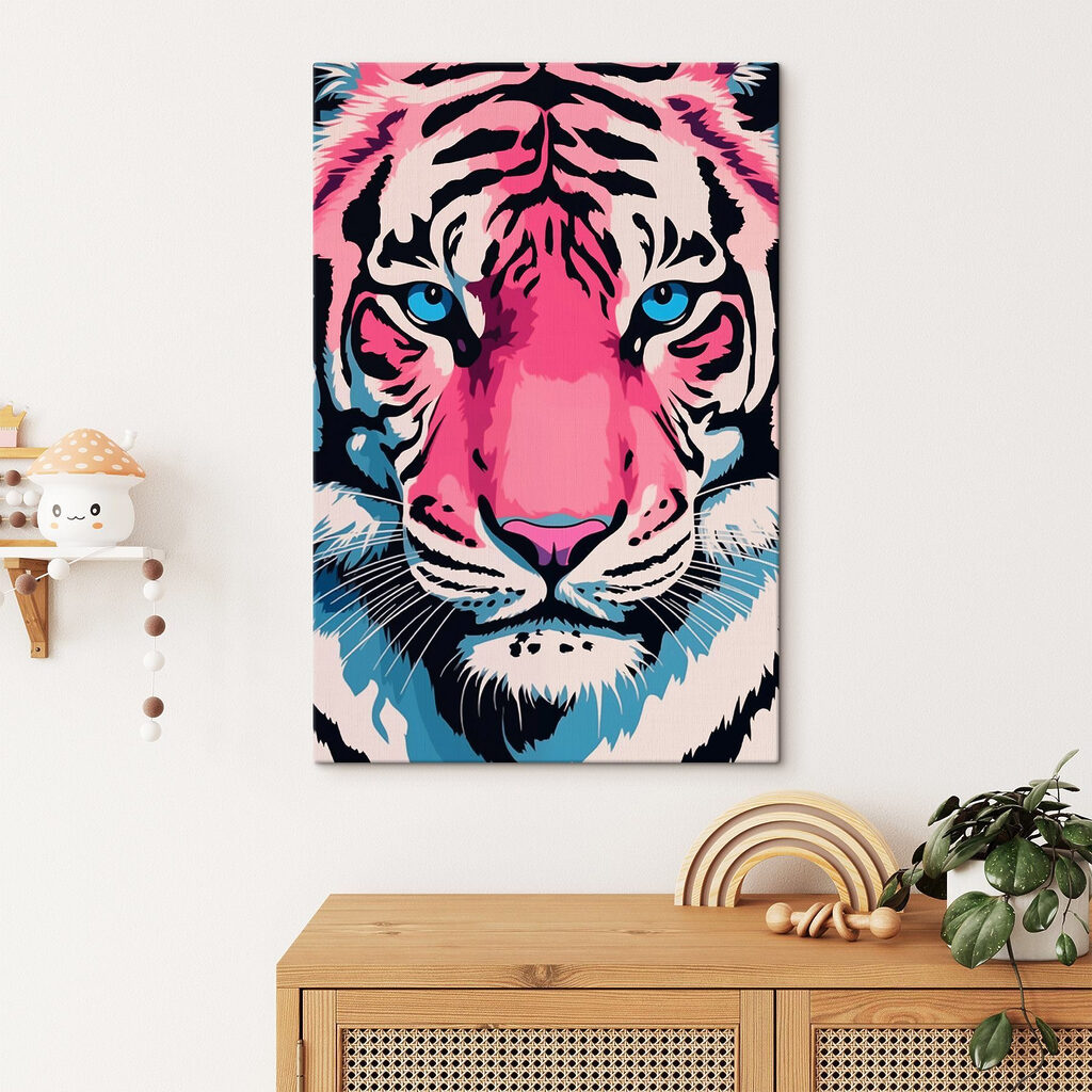 Rózsaszín és kék tigris — lakásbelső 2