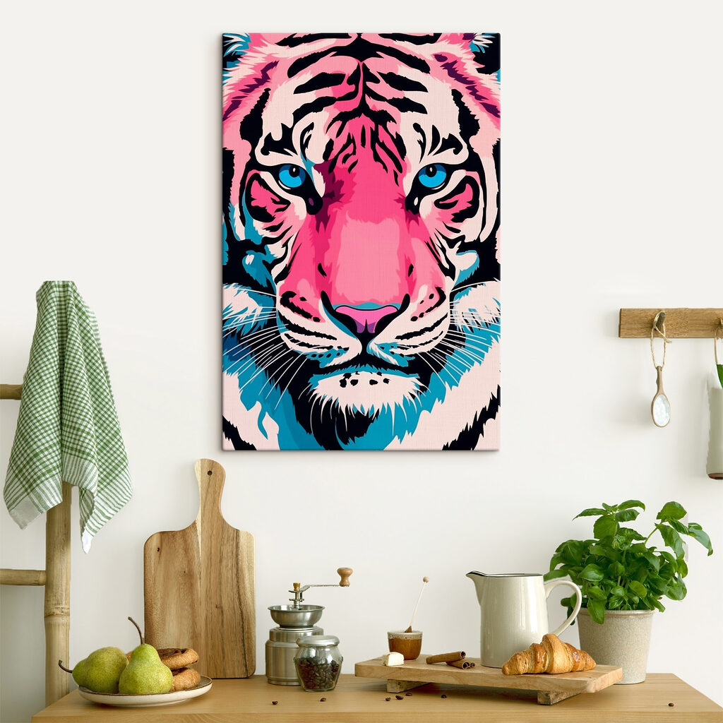 Rózsaszín és kék tigris — lakásbelső 1