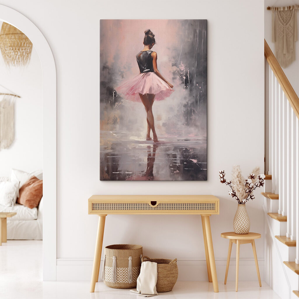 Balerina rózsaszín tütüben — lakásbelső 2