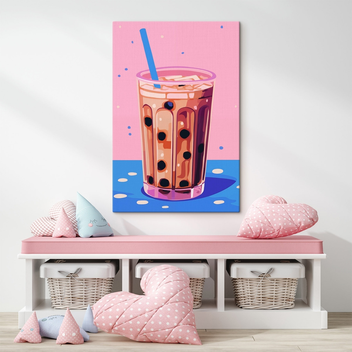 Buborékos tea poharakban — lakásbelső 2