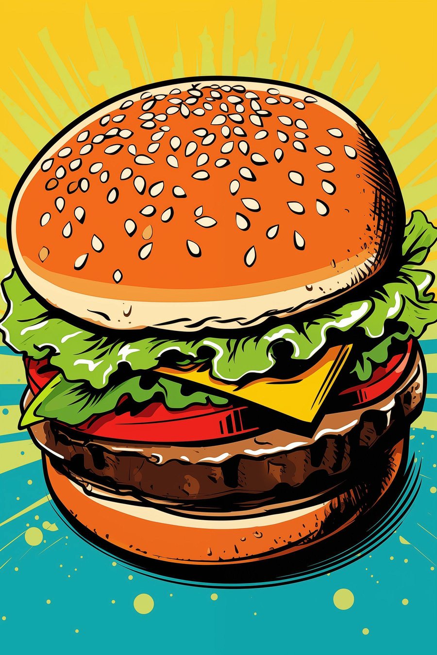 Hamburger — teljes motívum
