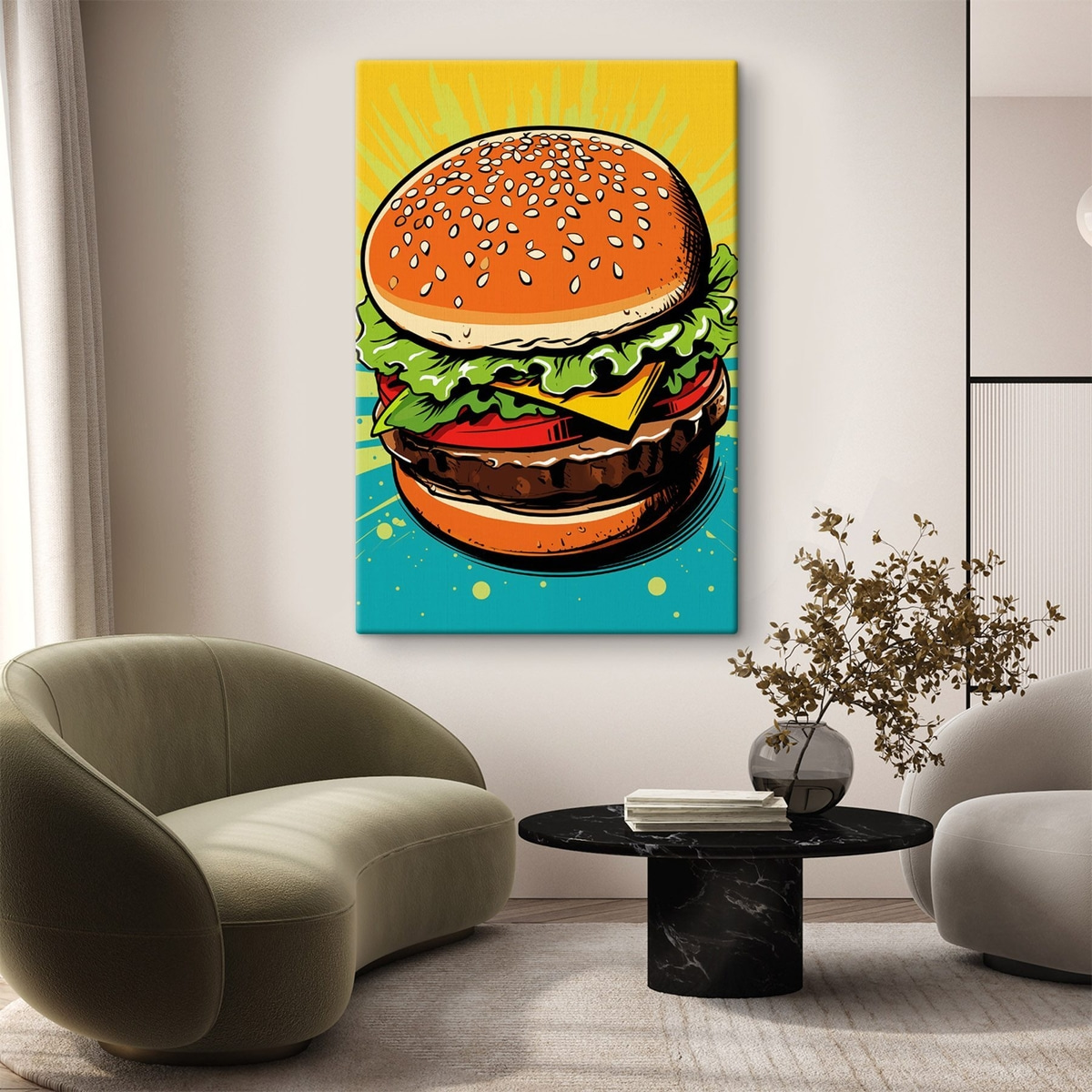 Hamburger — lakásbelső 1