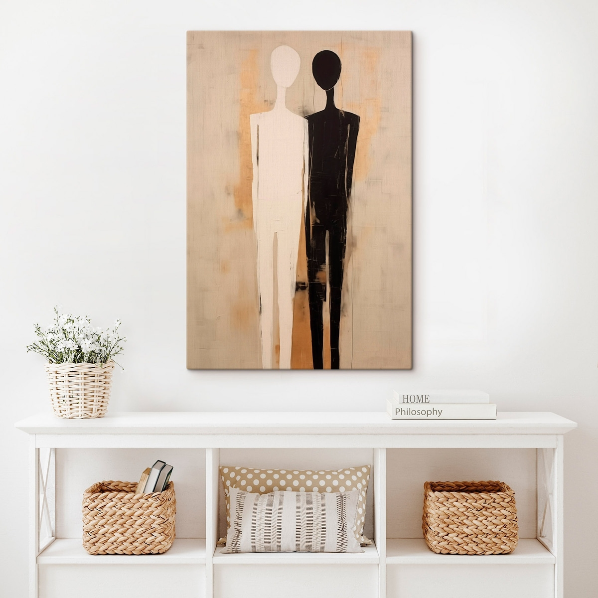 Két figura körvonala — lakásbelső 2