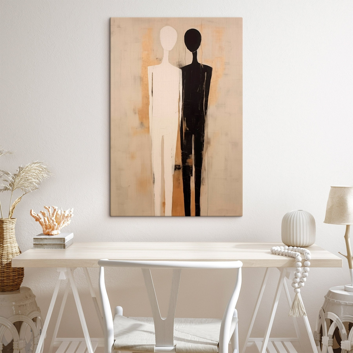 Két figura körvonala — lakásbelső 1