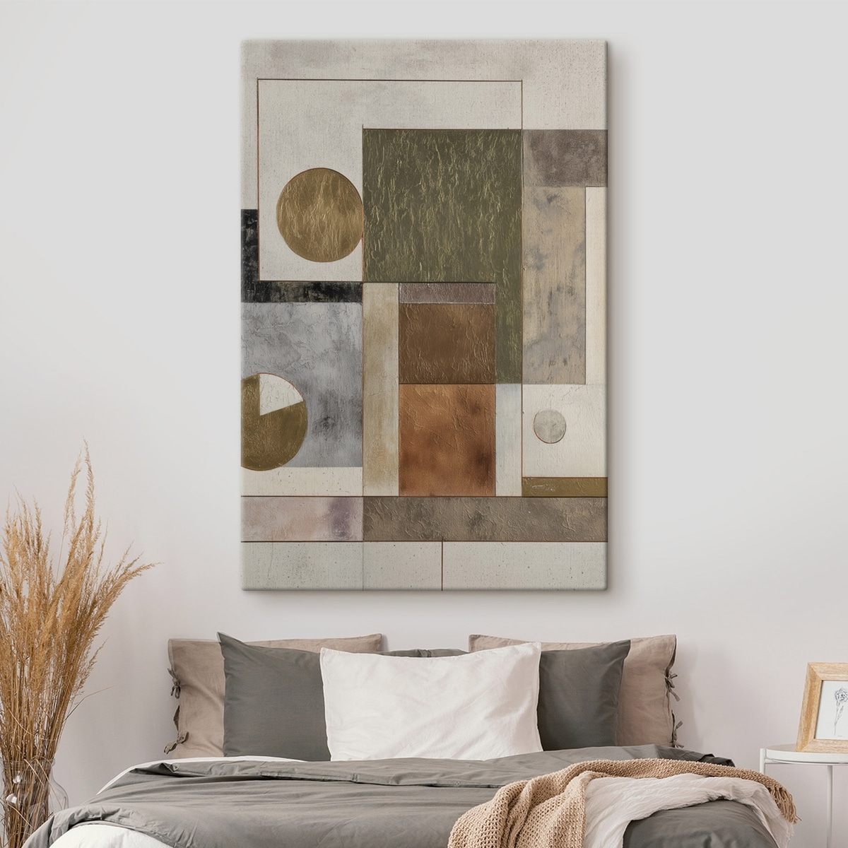 Modern geometrikus absztrakció — lakásbelső 1
