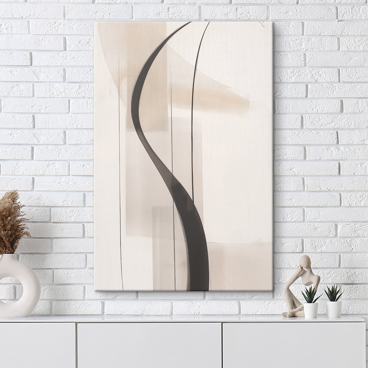 Elegáns kalligráfia — lakásbelső 2