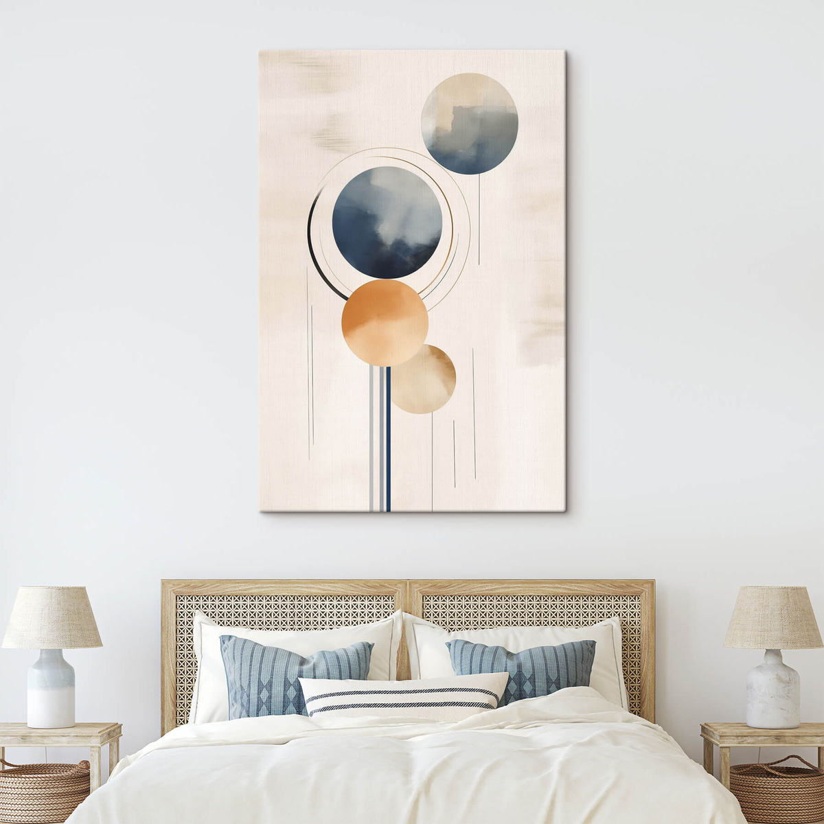 Absztrakció gömbökkel — lakásbelső 2