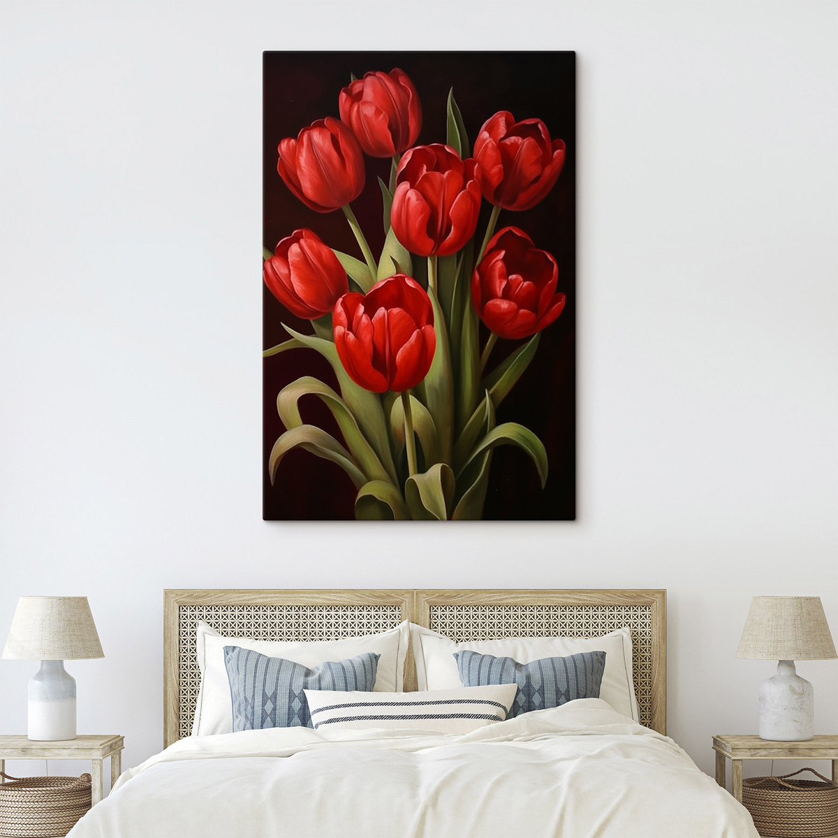 Tulipánok — lakásbelső 2