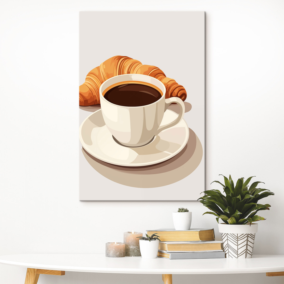 Kávé croissanttal — lakásbelső 2