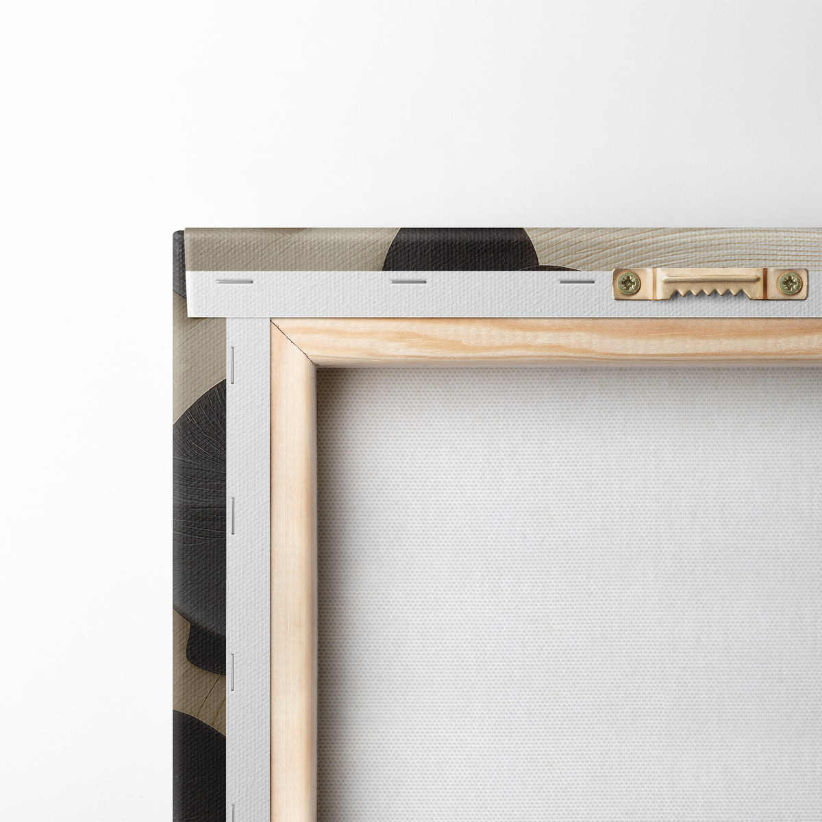 Lány orchideákkal domborműhatással — hátoldal