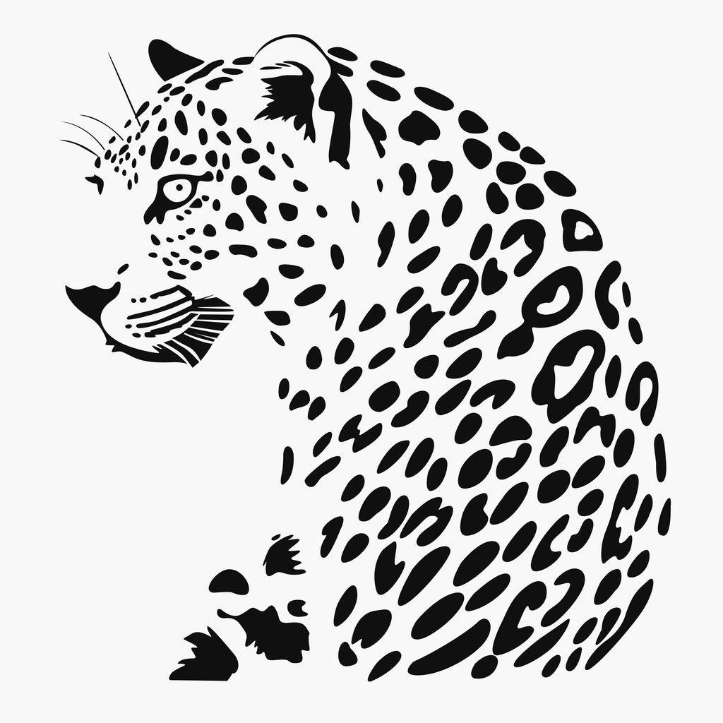 Leopárd — teljes motívum