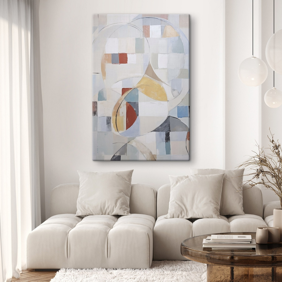 Modern absztrakció — lakásbelső 2