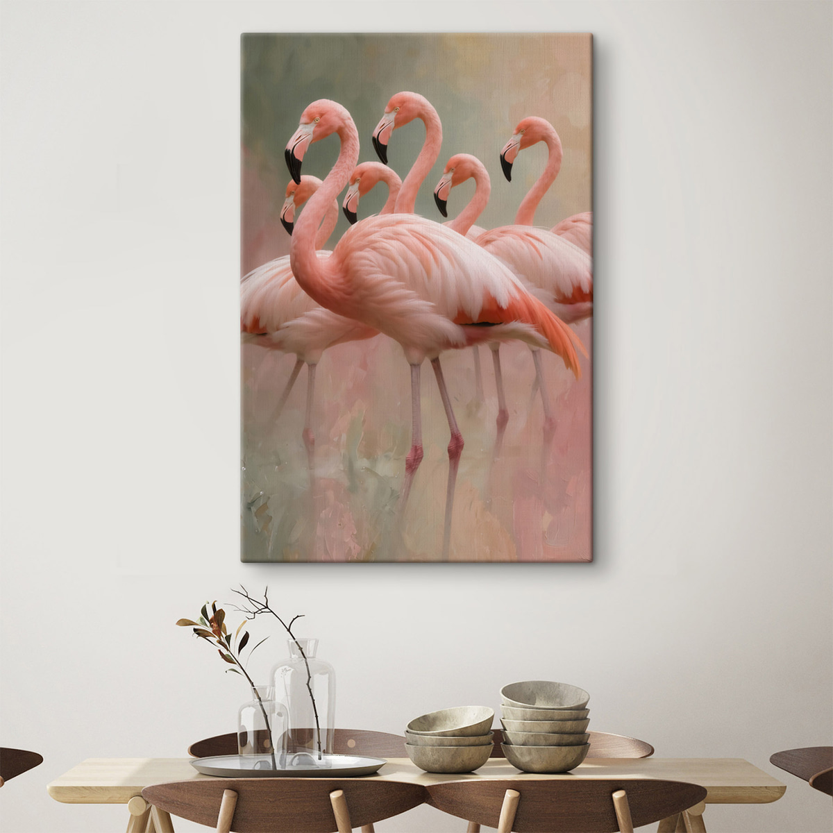 Flamingók csapata — lakásbelső 3