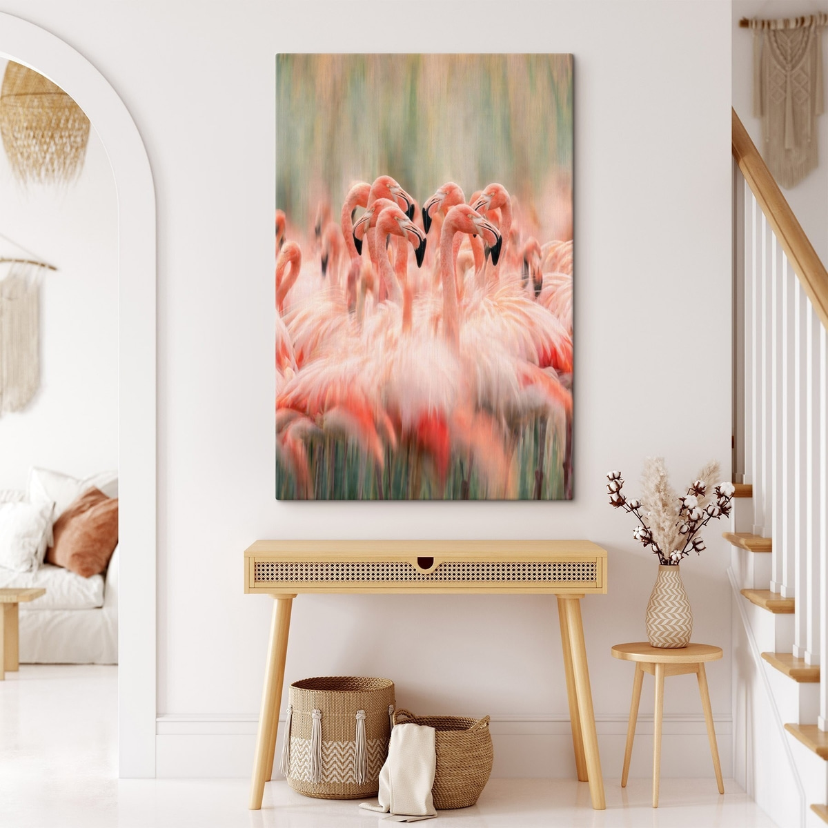 Flamingóraj pasztellben — lakásbelső 2