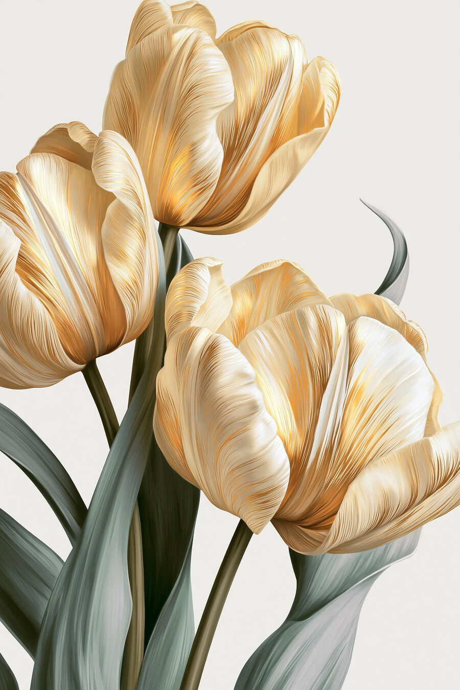 Arany tulipánok — teljes motívum