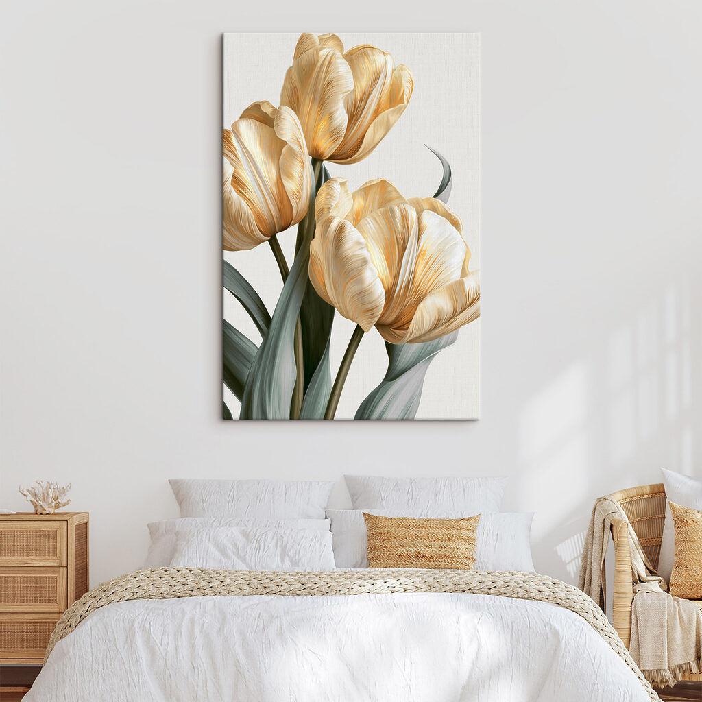 Arany tulipánok — lakásbelső 1