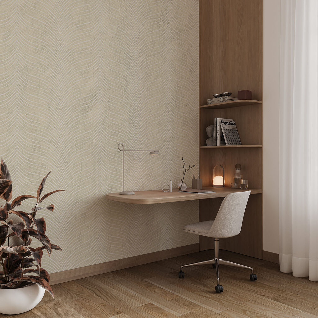 Fonatszerű finom csíkok — lakásbelső 2