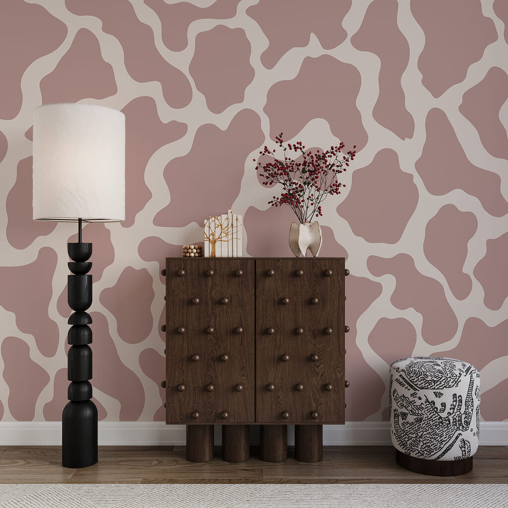 Egybefolyó színes foltok — lakásbelső 3