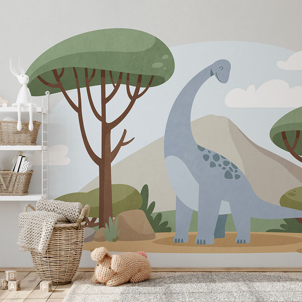 Dinoszaurusz fák között — lakásbelső 2