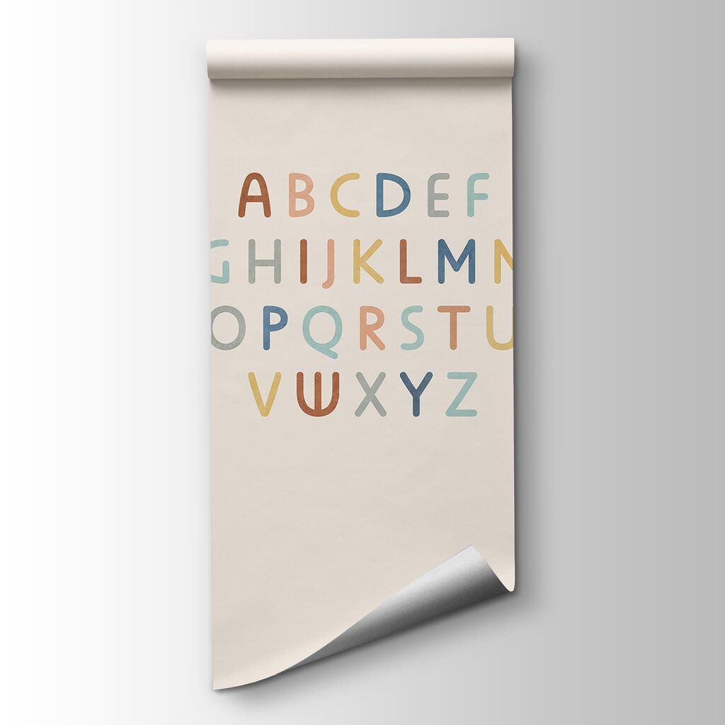 Ábécé színes betűkkel — termékábrázolás