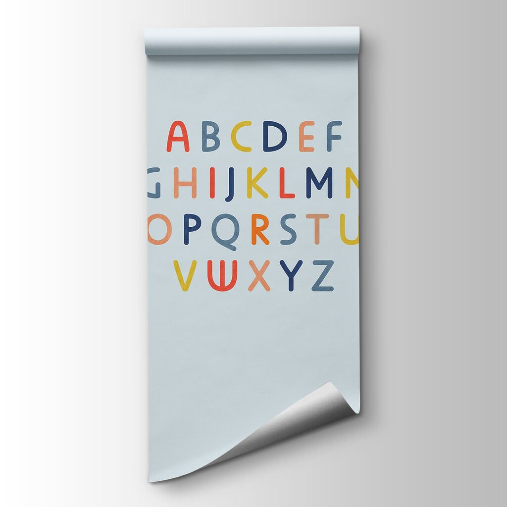Ábécé színes betűkkel — termékábrázolás
