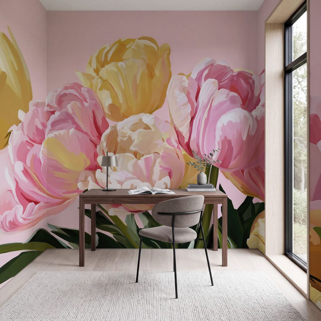 Egy csokor tulipán — lakásbelső 6