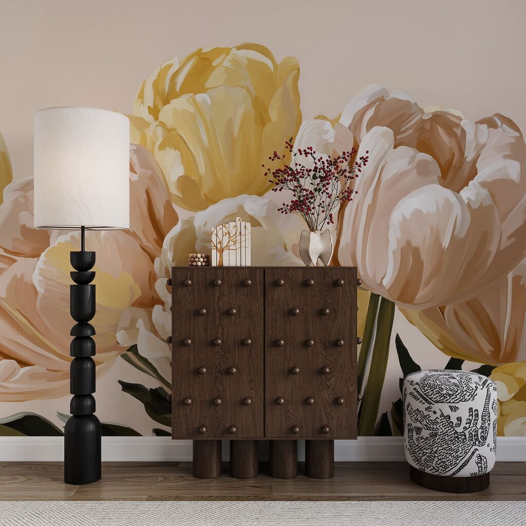 Egy csokor tulipán — lakásbelső 4