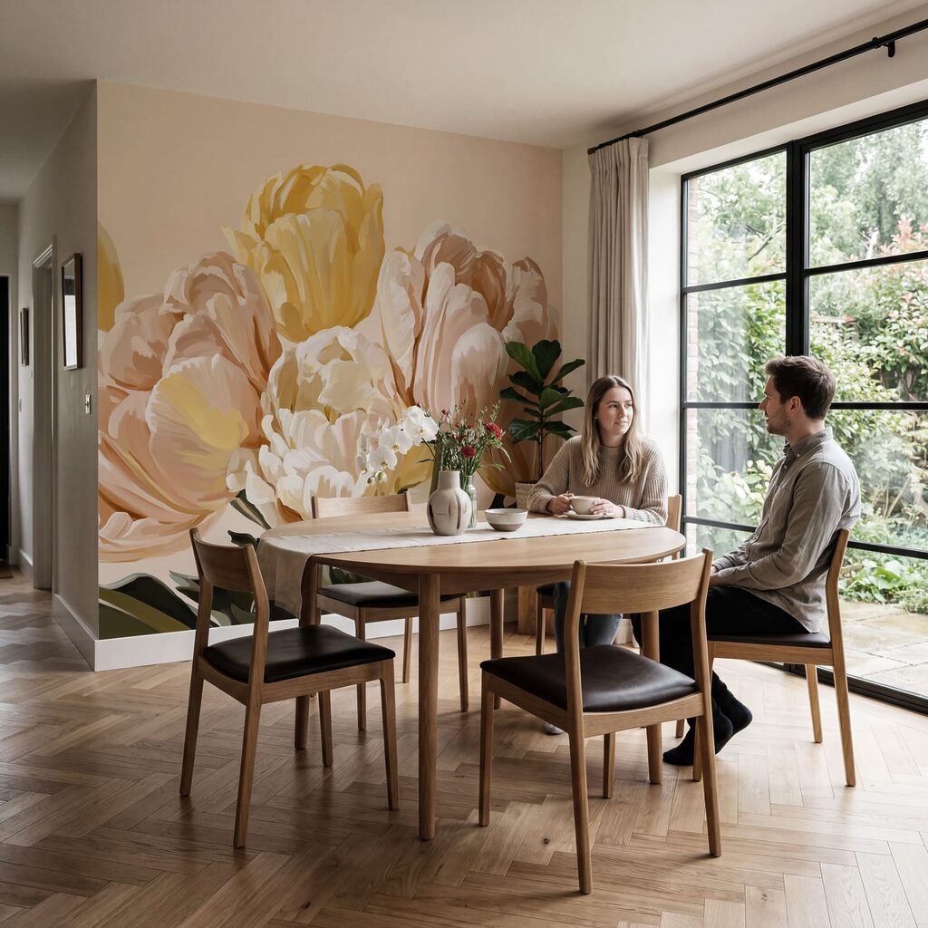 Egy csokor tulipán — lakásbelső 5