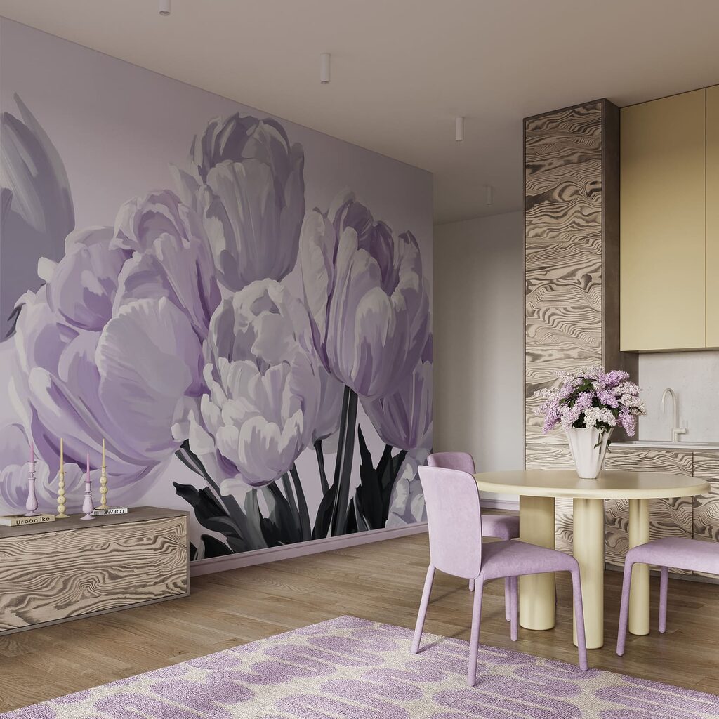 Egy csokor tulipán — lakásbelső 3