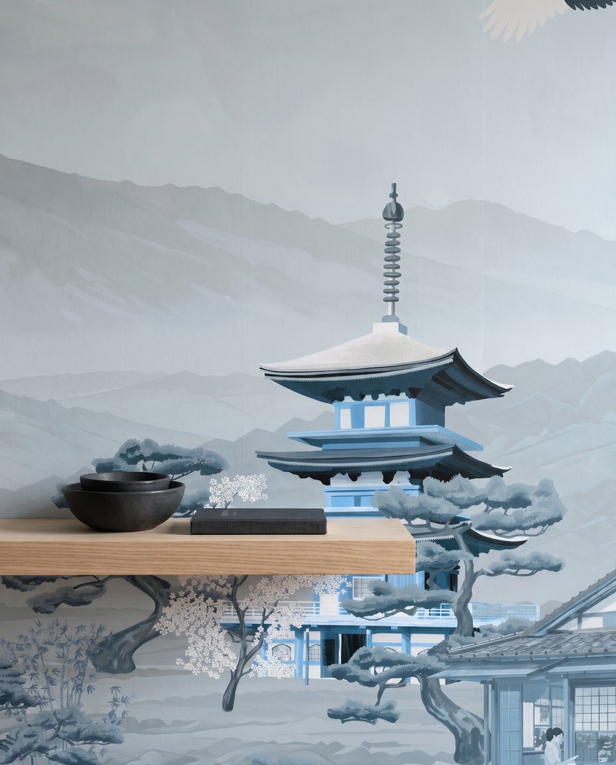 Pagoda a hegy előtt — részlet