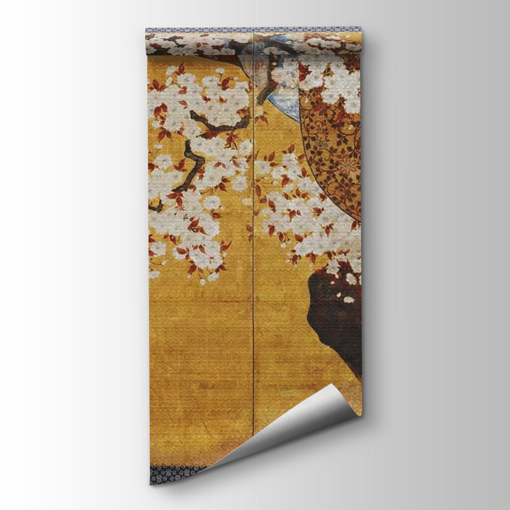 Virágzás aranyszínű háttéren — termékábrázolás