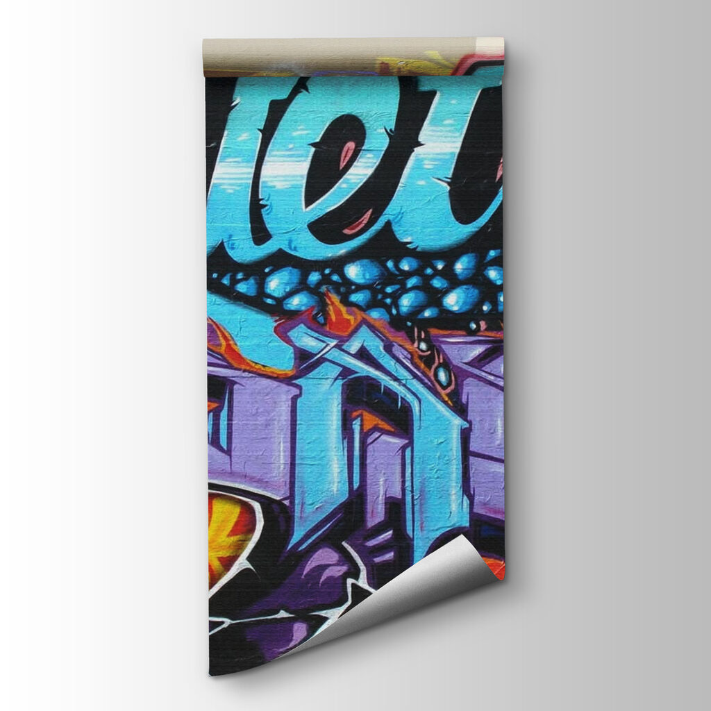 Színes graffitibetűk — termékábrázolás
