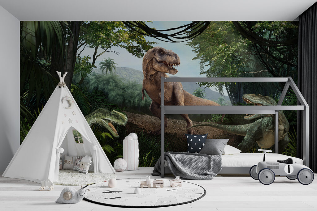 Dinoszauruszok erdei sziklán — lakásbelső 6