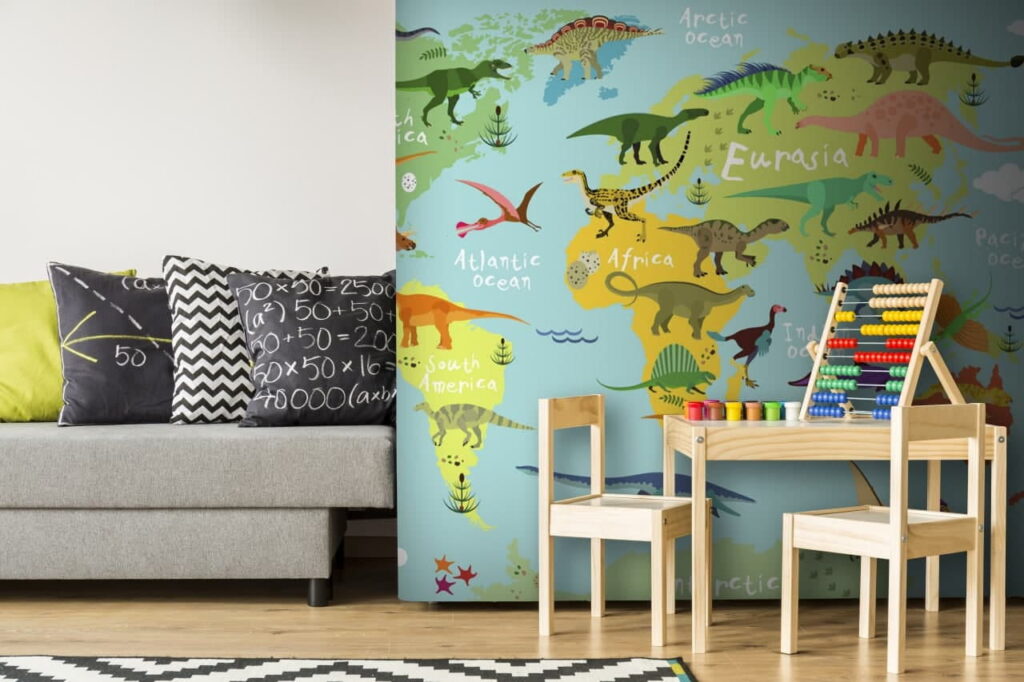 A dinoszauruszok világa — lakásbelső 2